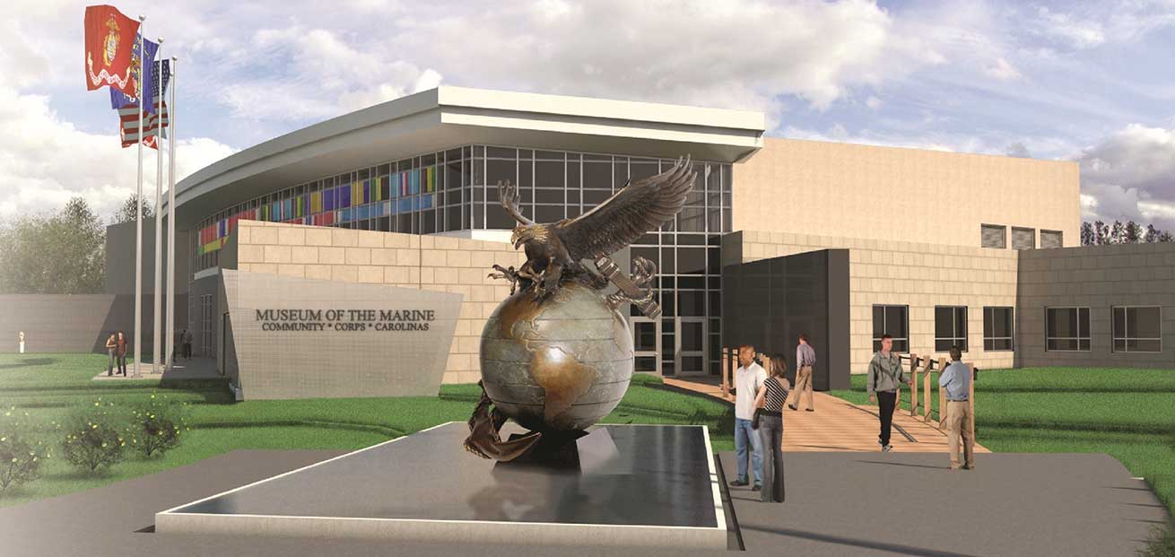 Carolina-museum-of-the-marine-Entrance