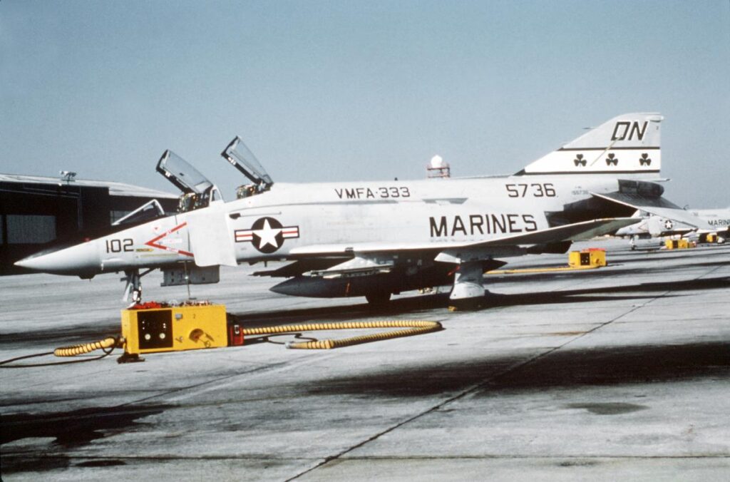 F-4S_Phantom_VMFA-333_Cherry_Point_1979
