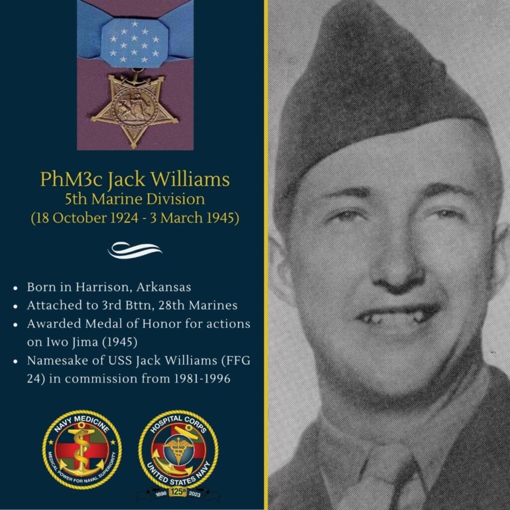 Navy Corpsman Jack Williams