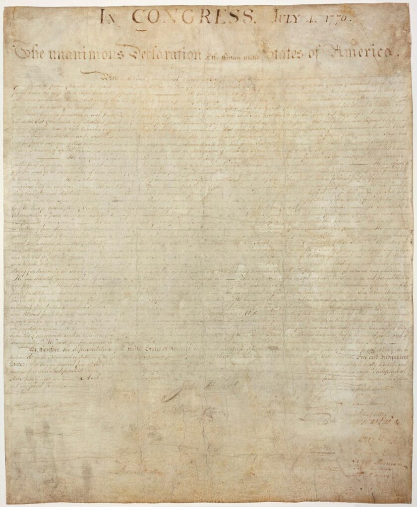 The Declaration of Indepence