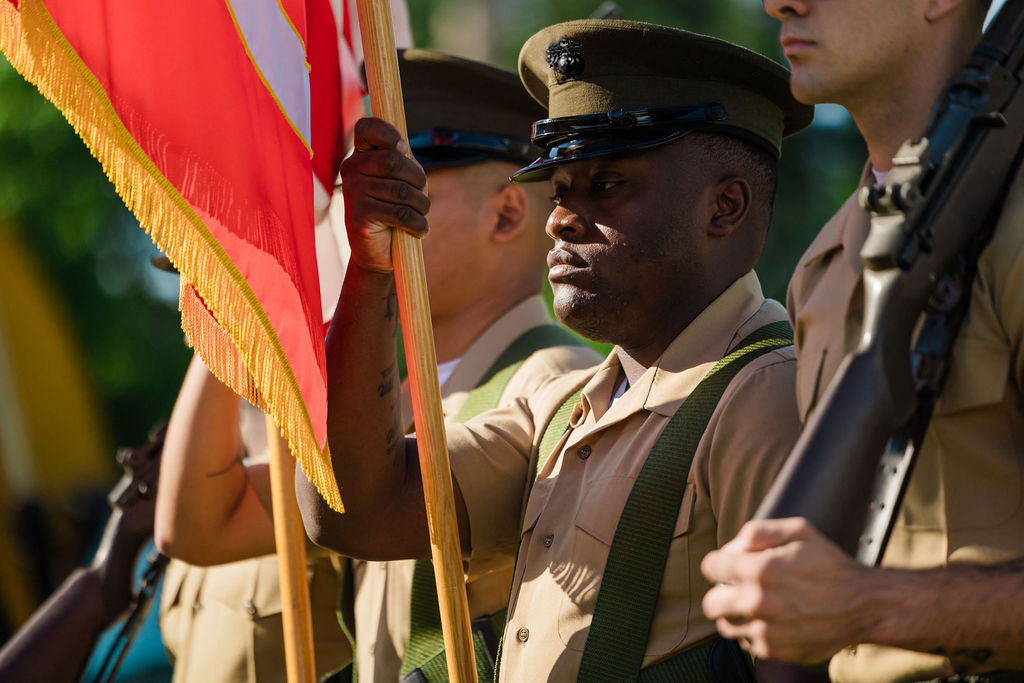Museum of the Marine Color-Guard-Groundbreaking