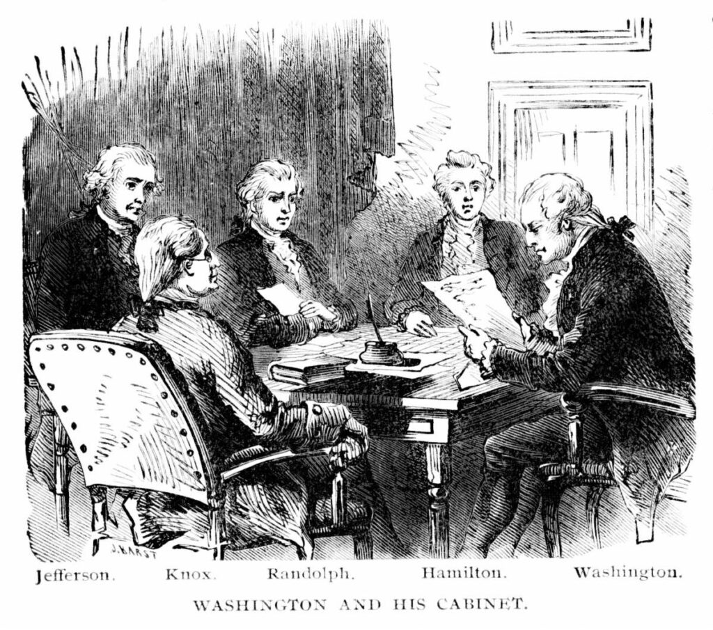 washington-his-cabinet